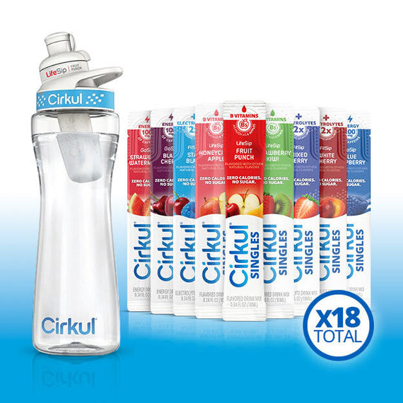 22oz. Plastic Bottle & GoSip® Black Cherry Y3